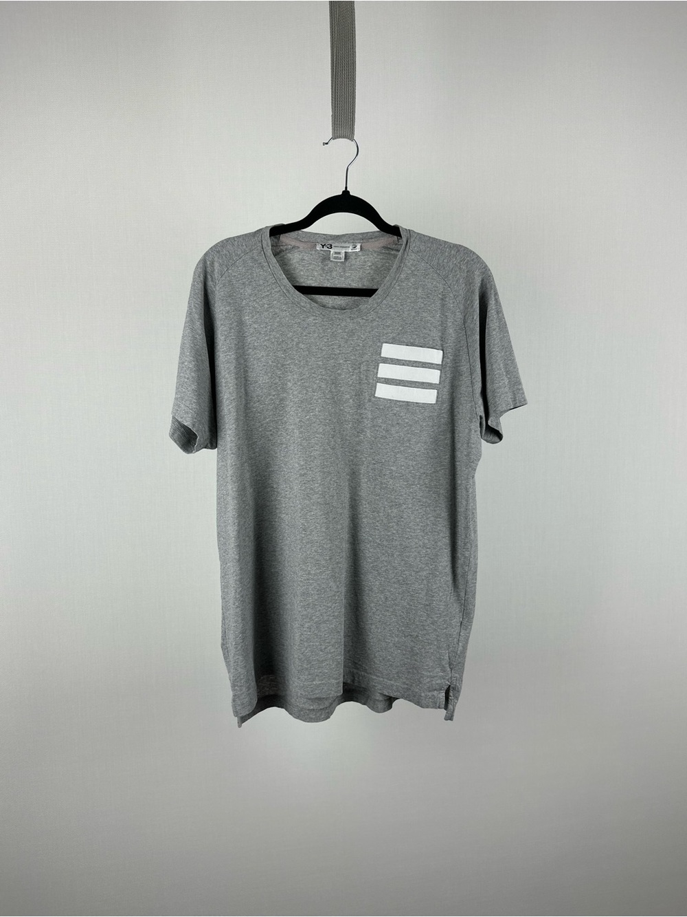 Y-3 Yohji Yamamoto x Adidas Gray Three Stripes Patch